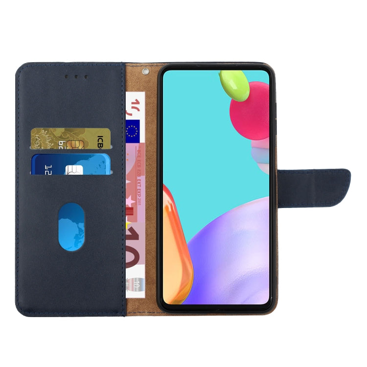 For UMIDIGI BISON Pro Genuine Leather Fingerprint-proof Flip Phone Case(Blue) - More Brand by PMC TechLife | Online Shopping South Africa | PMC TechLife | Buy Now Pay Later Mobicred