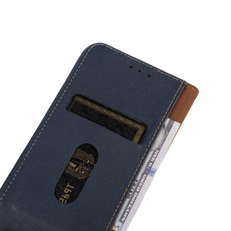 For Google Pixel 7 5G KHAZNEH Nappa Top Layer Cowhide Leather Phone Case(Blue) - Google Cases by PMC TechLife | Online Shopping South Africa | PMC TechLife | Buy Now Pay Later Mobicred