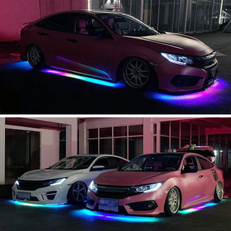 Car Modification Symphony Voice Control LED Chassis Lights, Specification:2 x 60cm + 2 x 180cm - Atmosphere lights by PMC Jewellery | Online Shopping South Africa | PMC Jewellery | Buy Now Pay Later Mobicred