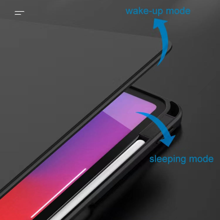For iPad 10.2 2021 / 2020 / 2019 Mutural Jianshang Series Tablet Leather Smart Case(Black) - free shipping - PMC TechLife - Order now!