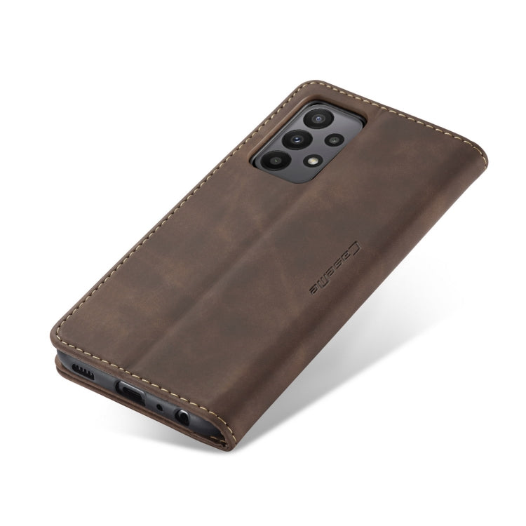 For Samsung Galaxy A23 CaseMe 013 Multifunctional Horizontal Flip Leather Phone Case(Coffee) - Galaxy Phone Cases by CaseMe | Online Shopping South Africa | PMC Jewellery | Buy Now Pay Later Mobicred