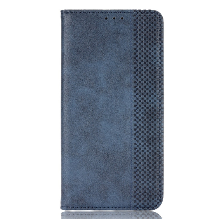 For Blackview A95 Magnetic Buckle Retro Texture Leather Phone Case(Blue) - More Brand by PMC Jewellery | Online Shopping South Africa | PMC Jewellery | Buy Now Pay Later Mobicred