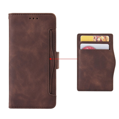 For Blackview A95 Skin Feel Calf Texture Card Slots Leather Phone Case(Brown) - More Brand by PMC Jewellery | Online Shopping South Africa | PMC Jewellery | Buy Now Pay Later Mobicred