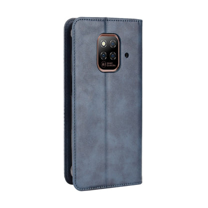 For Ulefone Power Armor 14 / 14 Pro Magnetic Buckle Retro Texture Leather Phone Case(Blue) - Ulefone Cases by PMC Jewellery | Online Shopping South Africa | PMC Jewellery | Buy Now Pay Later Mobicred