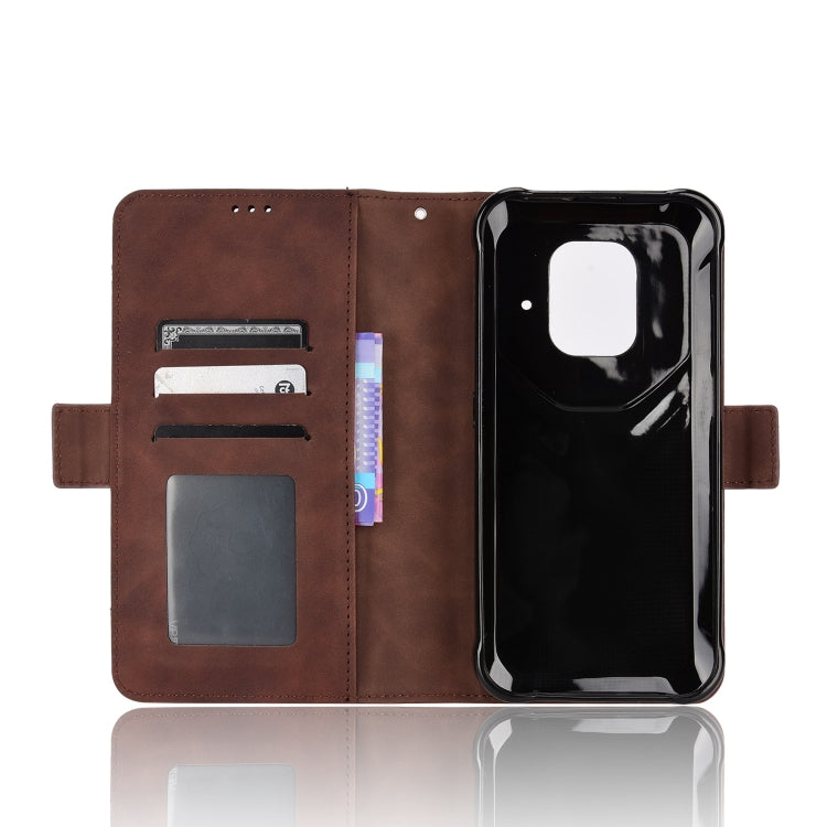 For Ulefone Power Armor 14 / 14 Pro Skin Feel Calf Texture Card Slots Leather Phone Case(Brown) - Ulefone Cases by PMC Jewellery | Online Shopping South Africa | PMC Jewellery | Buy Now Pay Later Mobicred