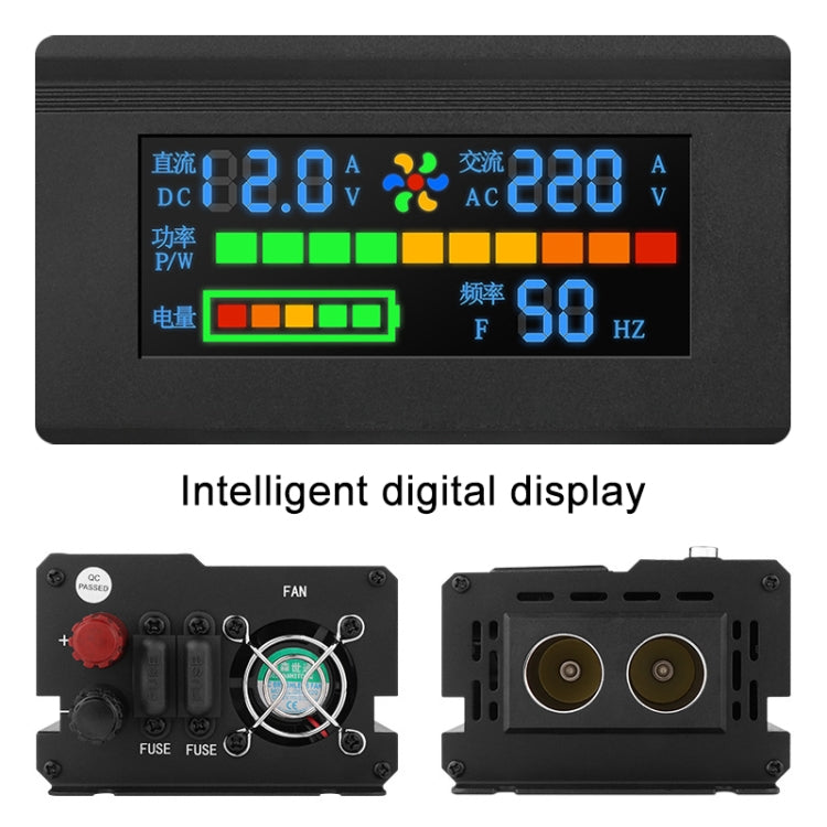 8896 500W Car Smart Multi-functional Digital Display Inverter, Specification:12V - Modified Square Wave by PMC TechLife | Online Shopping South Africa | PMC TechLife | Buy Now Pay Later Mobicred
