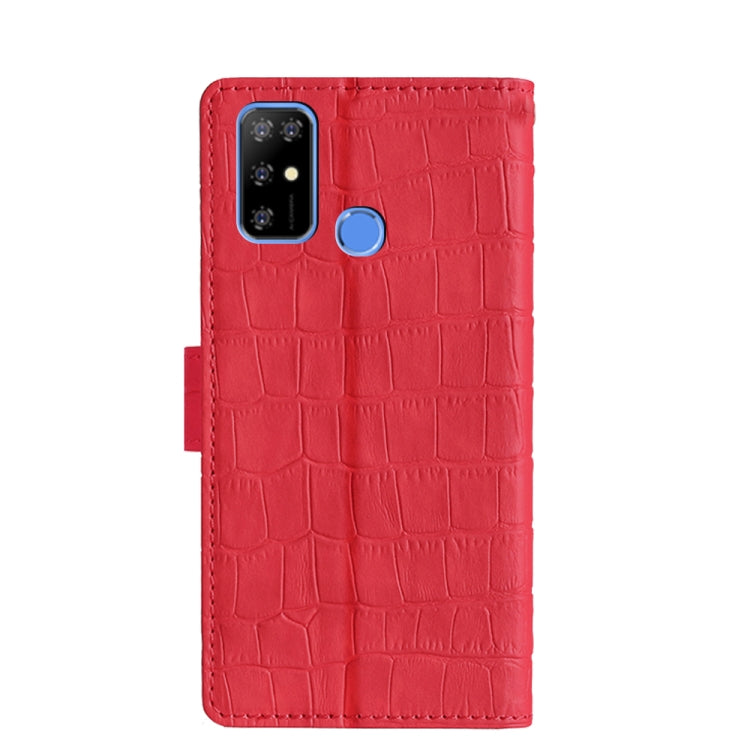 For Doogee X96 Pro Skin Feel Crocodile Magnetic Clasp Leather Phone Case(Red) - Doogee Cases by PMC Jewellery | Online Shopping South Africa | PMC Jewellery | Buy Now Pay Later Mobicred