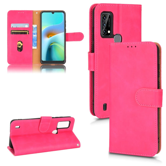 For Blackview A50 Skin Feel Magnetic Flip Leather Phone Case(Rose Red) - More Brand by PMC Jewellery | Online Shopping South Africa | PMC Jewellery | Buy Now Pay Later Mobicred