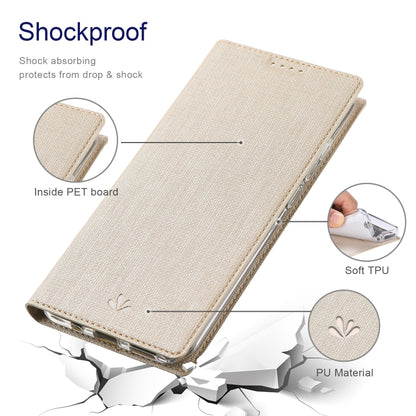 For Sharp Aquos Wish ViLi DMX Series Shockproof TPU + PU Leather Magnetic Attraction Horizontal Flip Case(Gold) - More Brand by ViLi | Online Shopping South Africa | PMC Jewellery | Buy Now Pay Later Mobicred