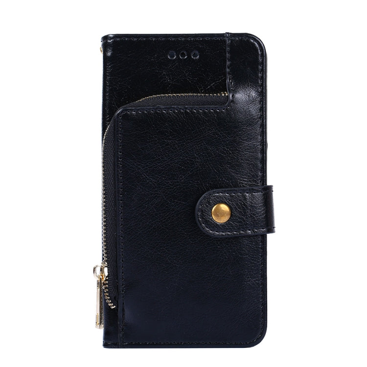 For Blackview A55 Pro Zipper Bag Leather Phone Case(Black) - More Brand by PMC Jewellery | Online Shopping South Africa | PMC Jewellery