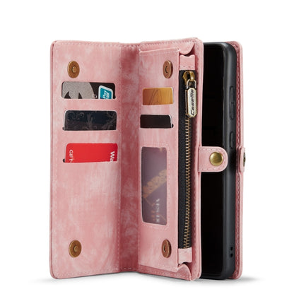 For Samsung Galaxy S20 Ultra CaseMe Detachable Multifunctional Horizontal Flip Leather Case, with Card Slot & Holder & Zipper Wallet & Photo Frame (Pink) - Galaxy Phone Cases by CaseMe | Online Shopping South Africa | PMC Jewellery | Buy Now Pay Later Mobicred