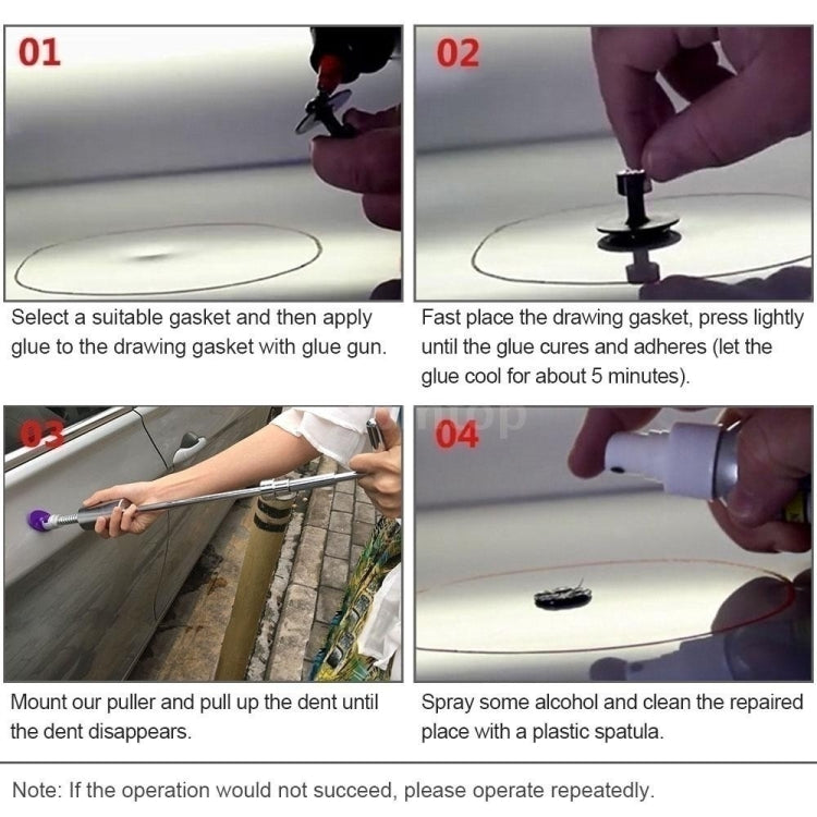D3 94 in 1 Car Paintless Dent Dings Repair Lifter Tools Kit, Plug Type:UK Plug - Sheet Metal Tools by PMC TechLife | Online Shopping South Africa | PMC TechLife | Buy Now Pay Later Mobicred