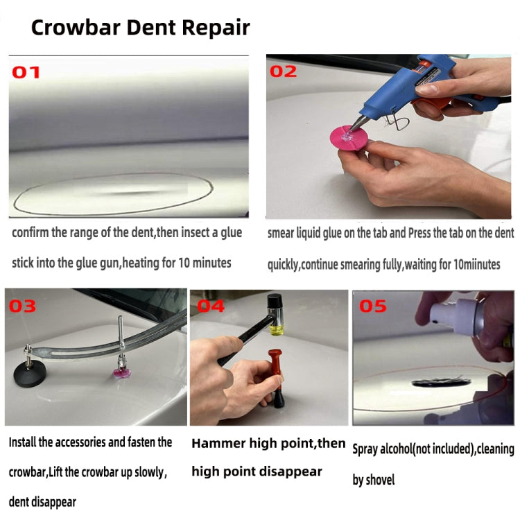 N1 76 in 1 Car Paintless Dent Removal Fender Damage Repair Puller Lifter, Plug Type:US Plug - Sheet Metal Tools by PMC TechLife | Online Shopping South Africa | PMC TechLife | Buy Now Pay Later Mobicred