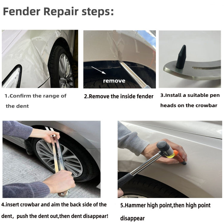 N3 83 in 1 Car Paintless Dent Removal Fender Damage Repair Puller Lifter, Plug Type:UK Plug - Sheet Metal Tools by PMC TechLife | Online Shopping South Africa | PMC TechLife | Buy Now Pay Later Mobicred