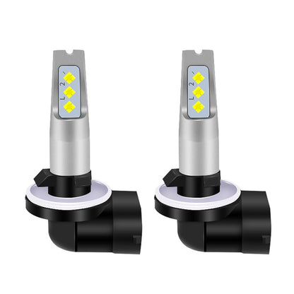 1 Pair 881 DC 12V-24V 12W 1800LM Car LED Fog Light(Yellow Light) - Fog / Driving Lights by PMC Jewellery | Online Shopping South Africa | PMC Jewellery | Buy Now Pay Later Mobicred