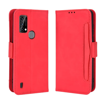 For Blackview A50 Skin Feel Calf Pattern Leather Phone Case(Red) - More Brand by PMC Jewellery | Online Shopping South Africa | PMC Jewellery | Buy Now Pay Later Mobicred