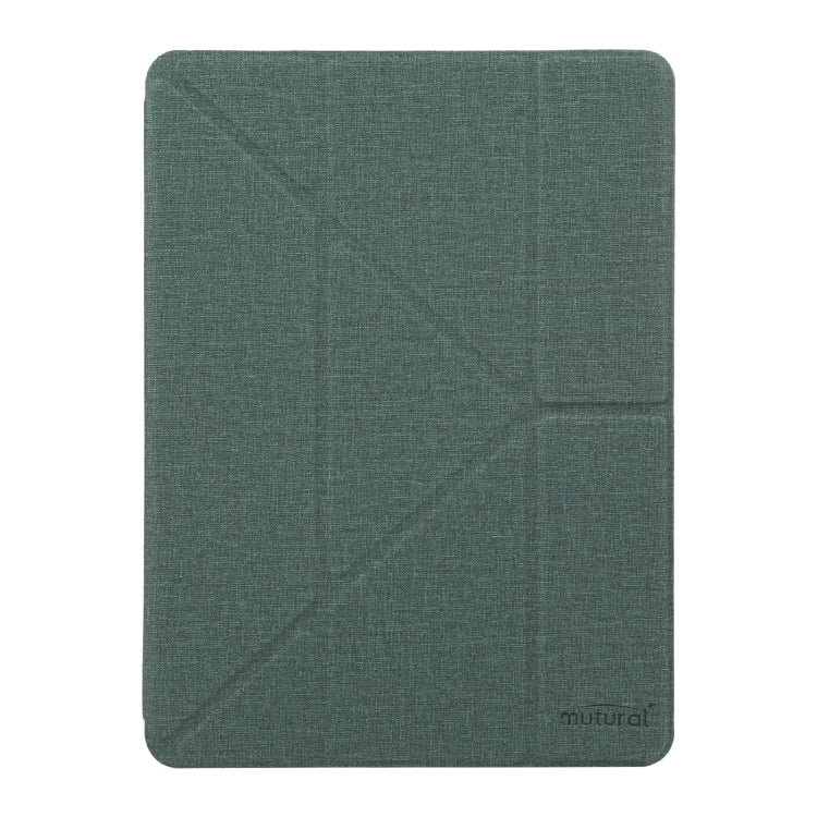 Mutural King Kong Series Deformation Holder Leather Tablet Case For iPad Pro 10.5 2019 / 2017(Green) - free shipping - PMC TechLife - Order now!