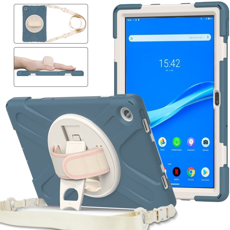 For Lenovo Tab M10 Plus 10.6 3rd Gen 2022 Silicone + PC Protective Tablet Case(Cornflower Blue) - Lenovo by PMC TechLife | Online Shopping South Africa | PMC TechLife | Buy Now Pay Later Mobicred