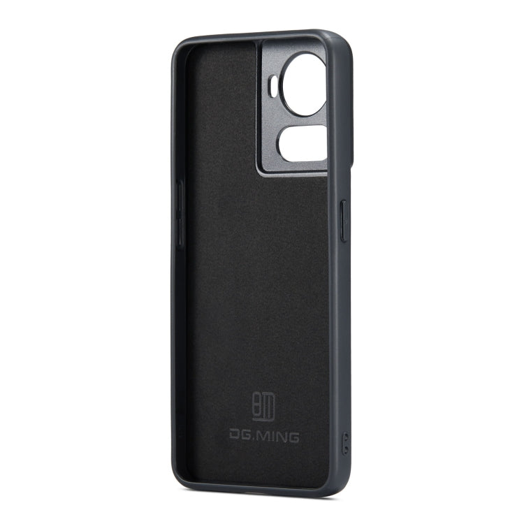 For OnePlus Ace/10R DG.MING M1 Series 3-Fold Multi Card Wallet + Magnetic Phone Case(Brown) - free shipping - PMC TechLife - Order now!