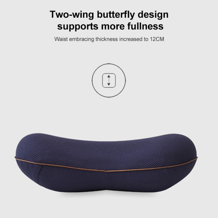 Office Memory Foam Cushion Lumbar Support Cushion(Black) - Cushions & Pillows by PMC TechLife | Online Shopping South Africa | PMC TechLife | Buy Now Pay Later Mobicred