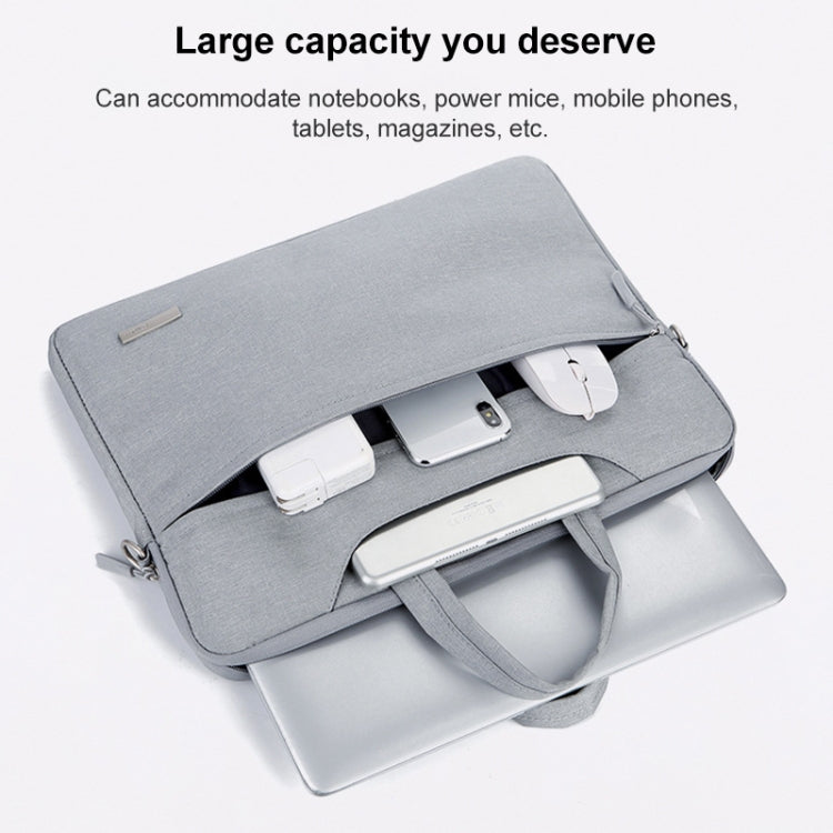 Handbag Laptop Bag Inner Bag with Shoulder Strap, Size:14 inch(Grey) - Other by PMC TechLife | Online Shopping South Africa | PMC TechLife | Buy Now Pay Later Mobicred