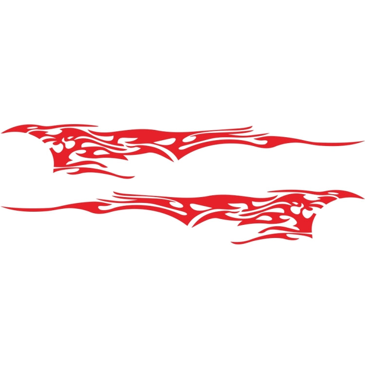 2 PCS/Set D-144 Fire Element Pattern Car Modified Decorative Sticker(Red) - Decorative Sticker by PMC TechLife | Online Shopping South Africa | PMC TechLife | Buy Now Pay Later Mobicred