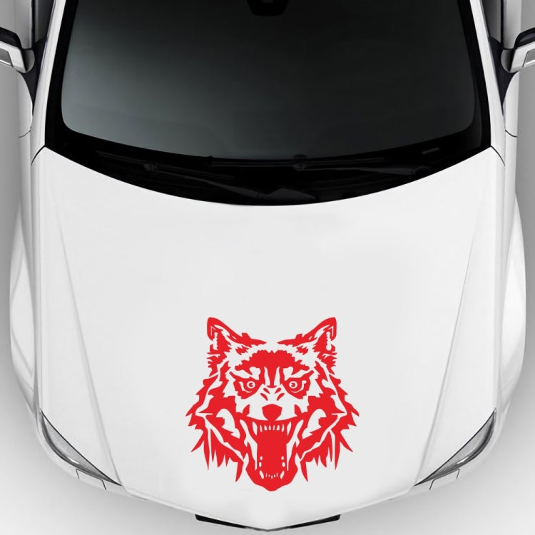 2 PCS/Set D-218 Wolf Totem Pattern Car Modified Decorative Sticker(Red) - Decorative Sticker by PMC Jewellery | Online Shopping South Africa | PMC Jewellery | Buy Now Pay Later Mobicred