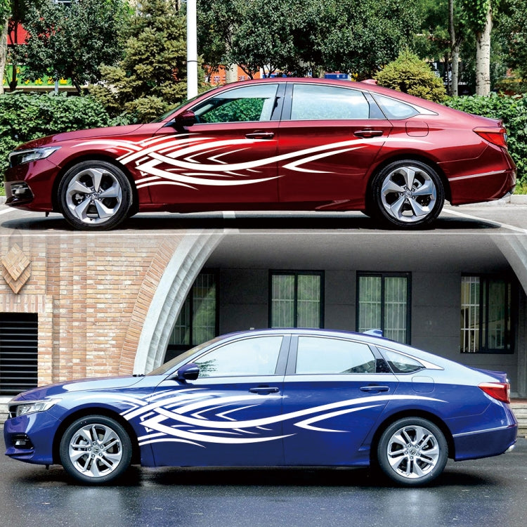 2 PCS/Set D-503 Totem Pattern Car Modified Decorative Sticker(White) - Decorative Sticker by PMC TechLife | Online Shopping South Africa | PMC TechLife | Buy Now Pay Later Mobicred