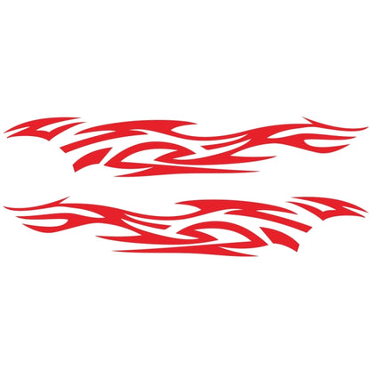 2 PCS/Set D-521 Fire Totem Pattern Car Modified Decorative Sticker(Red) - Decorative Sticker by PMC Jewellery | Online Shopping South Africa | PMC Jewellery | Buy Now Pay Later Mobicred