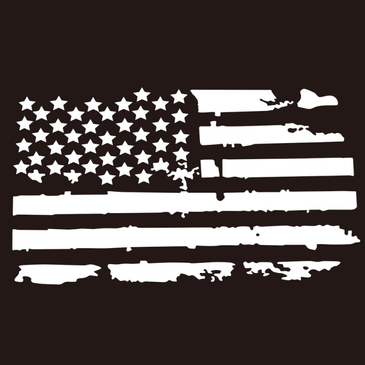 D-778 American Flag Pattern Car Modified Decorative Sticker(White) - Decorative Sticker by PMC Jewellery | Online Shopping South Africa | PMC Jewellery | Buy Now Pay Later Mobicred