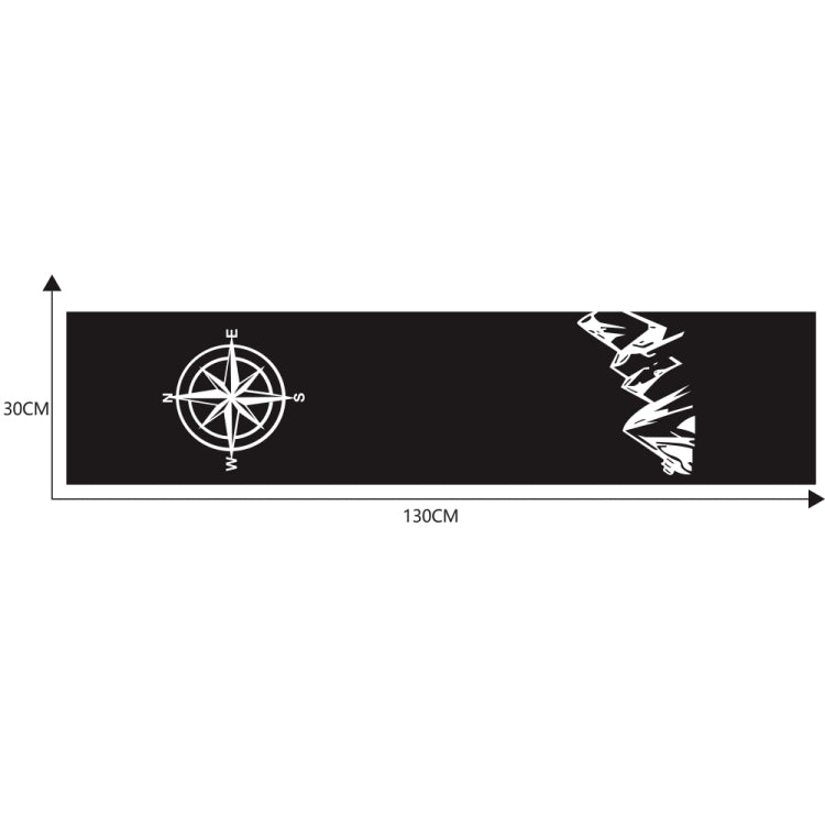 D-864 Compass Pattern Car Modified Decorative Sticker(Black) - Decorative Sticker by PMC TechLife | Online Shopping South Africa | PMC TechLife | Buy Now Pay Later Mobicred
