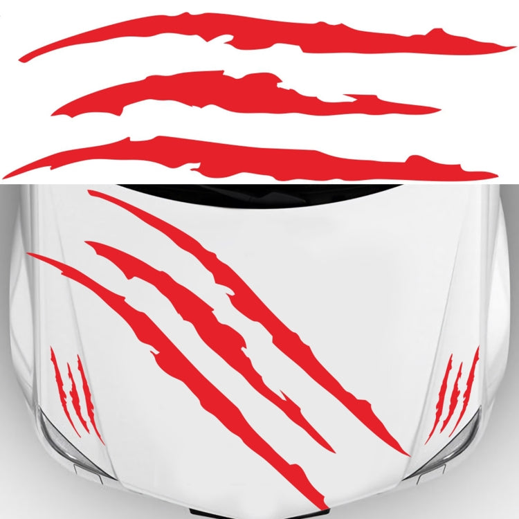 D-865 Claw Scratches Pattern Car Modified Decorative Sticker(Red) - free shipping - PMC TechLife - Order now!