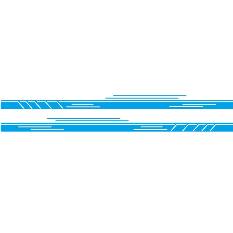 2 PCS/Set D-932 Stripe Pattern Car Modified Decorative Sticker(Blue) - Decorative Sticker by PMC TechLife | Online Shopping South Africa | PMC TechLife | Buy Now Pay Later Mobicred