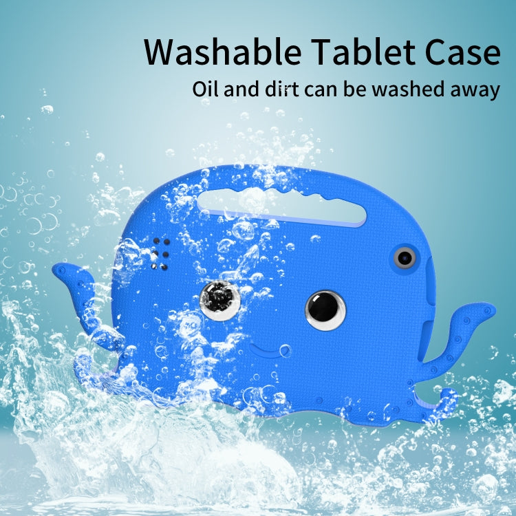For Amazon Kindle Fire HD 7 2019 / 2017 / 2015 Octopus EVA Shockproof Tablet Case with Screen Film & Shoulder Strap(Blue) - Amazon by PMC TechLife | Online Shopping South Africa | PMC TechLife | Buy Now Pay Later Mobicred