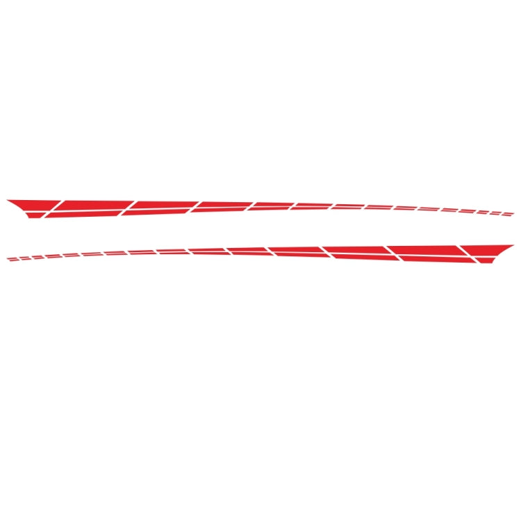 2 PCS/Set D-961 Checkered Flag Pattern Car Modified Decorative Sticker(Red) - Decorative Sticker by PMC Jewellery | Online Shopping South Africa | PMC Jewellery | Buy Now Pay Later Mobicred