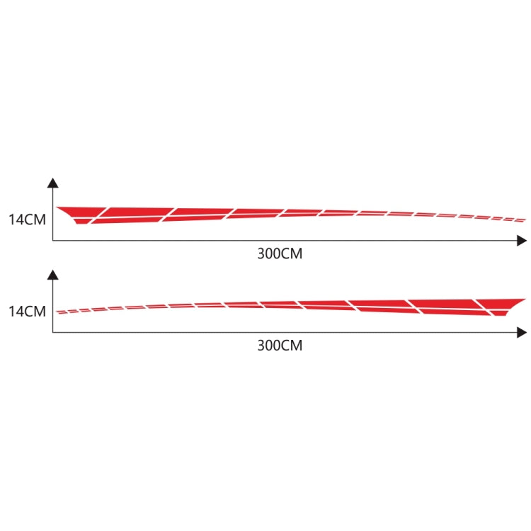 2 PCS/Set D-961 Checkered Flag Pattern Car Modified Decorative Sticker(Red) - Decorative Sticker by PMC TechLife | Online Shopping South Africa | PMC TechLife | Buy Now Pay Later Mobicred