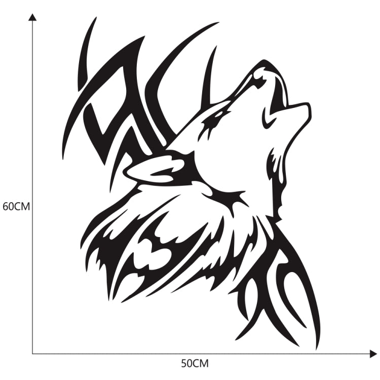 D-967 Wolf Tribe Pattern Car Modified Decorative Sticker(Black) - Decorative Sticker by PMC TechLife | Online Shopping South Africa | PMC TechLife | Buy Now Pay Later Mobicred