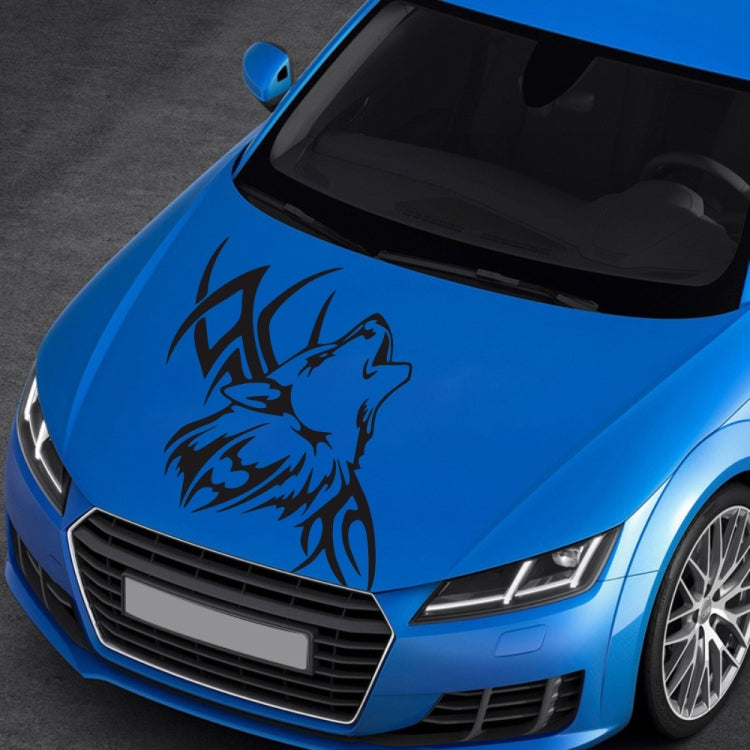D-967 Wolf Tribe Pattern Car Modified Decorative Sticker(Black) - Decorative Sticker by PMC TechLife | Online Shopping South Africa | PMC TechLife | Buy Now Pay Later Mobicred
