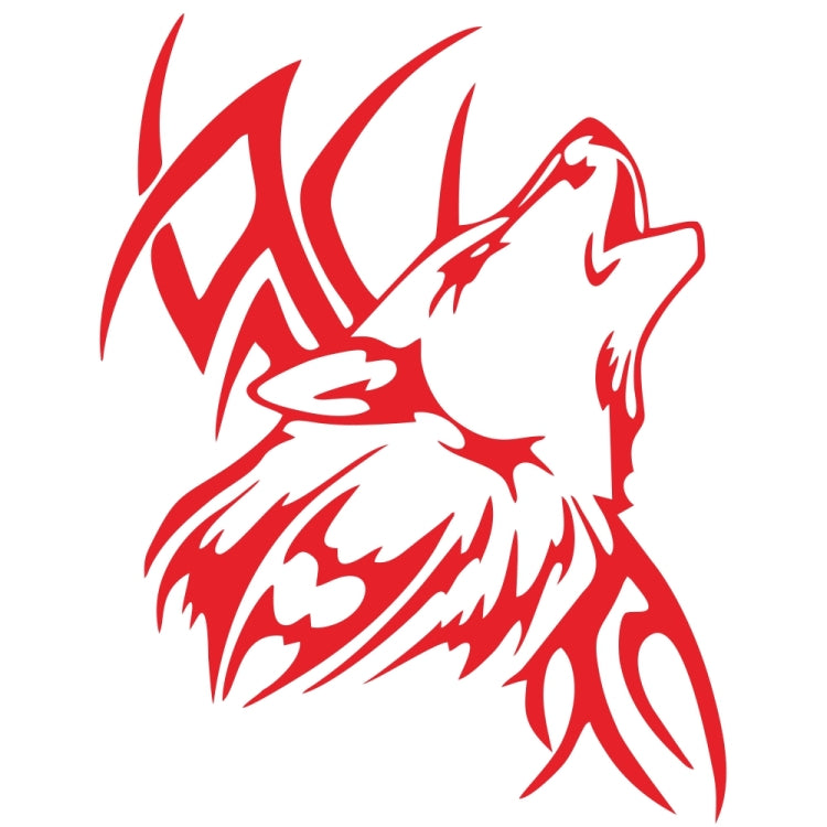 D-967 Wolf Tribe Pattern Car Modified Decorative Sticker(Red) - Decorative Sticker by PMC TechLife | Online Shopping South Africa | PMC TechLife | Buy Now Pay Later Mobicred