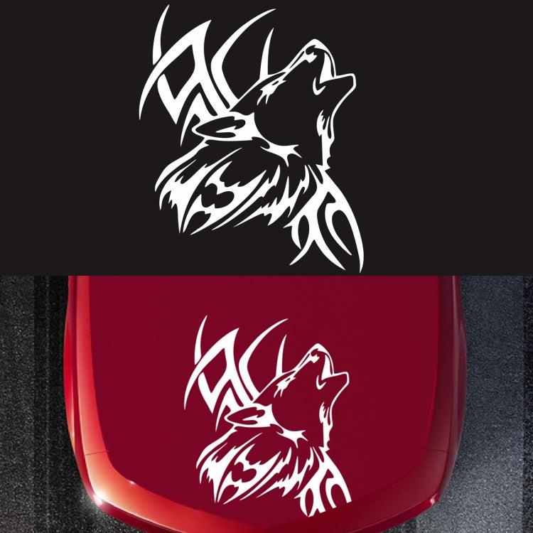 D-967 Wolf Tribe Pattern Car Modified Decorative Sticker(White) - Decorative Sticker by PMC TechLife | Online Shopping South Africa | PMC TechLife | Buy Now Pay Later Mobicred