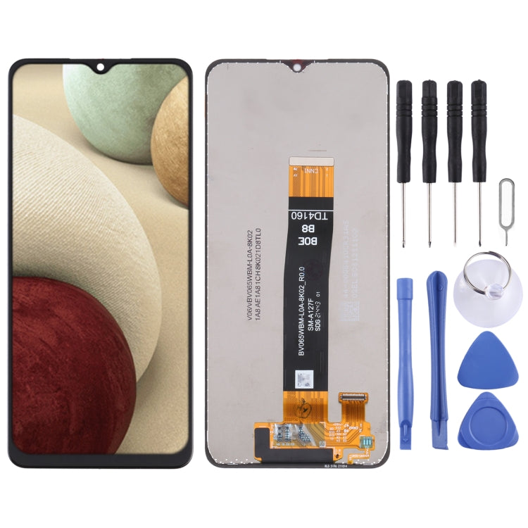 Original LCD Screen For Samsung Galaxy A12 Nacho SM-A127F with Digitizer Full Assembly - free shipping - PMc TechLife - Order now!