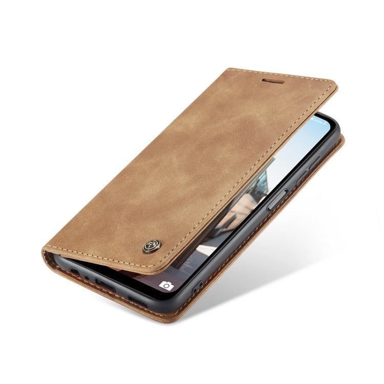 For Samsung Galaxy M33 5G CaseMe 013 Multifunctional Horizontal Flip Leather Phone Case(Brown) - Galaxy Phone Cases by CaseMe | Online Shopping South Africa | PMC Jewellery | Buy Now Pay Later Mobicred