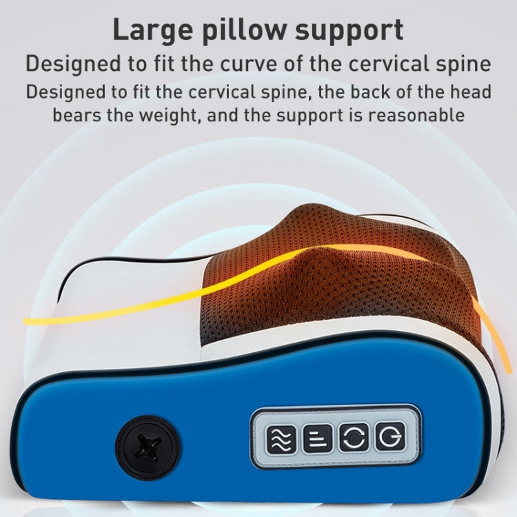 Multifunctional Hot Compress Neck Massager Car Cervical Spine Massage Pillow(Blue Upgrade) - Seat Accessories by PMC Jewellery | Online Shopping South Africa | PMC Jewellery | Buy Now Pay Later Mobicred