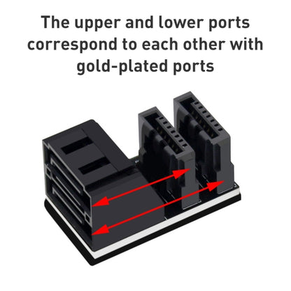 5 PCS Motherboard SATA 7Pin Dual Interface, Model:PH572 180 Degree - Others by PMC Jewellery | Online Shopping South Africa | PMC Jewellery | Buy Now Pay Later Mobicred