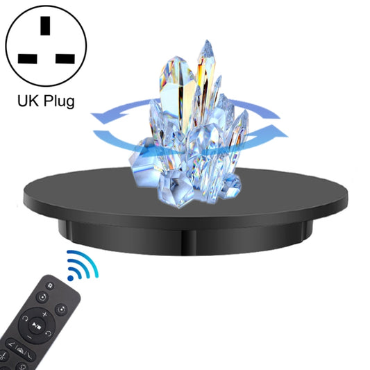 60cm Charging Rotating Display Stand Video Shooting Turntable, Load: 100kg, Power Plug:UK Plug(Black) -  by PMC Jewellery | Online Shopping South Africa | PMC Jewellery | Buy Now Pay Later Mobicred