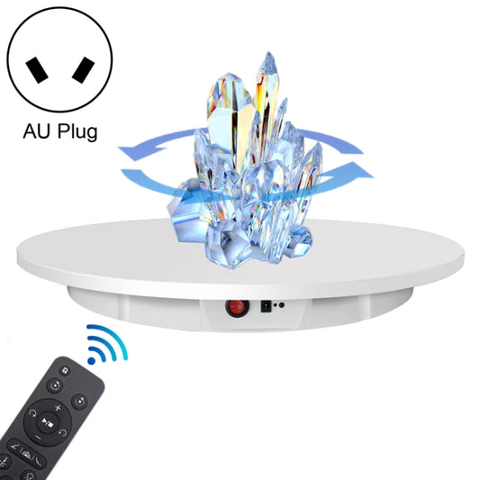 60cm Charging Rotating Display Stand Video Shooting Turntable, Load: 100kg, Power Plug:AU Plug(White) -  by PMC Jewellery | Online Shopping South Africa | PMC Jewellery | Buy Now Pay Later Mobicred