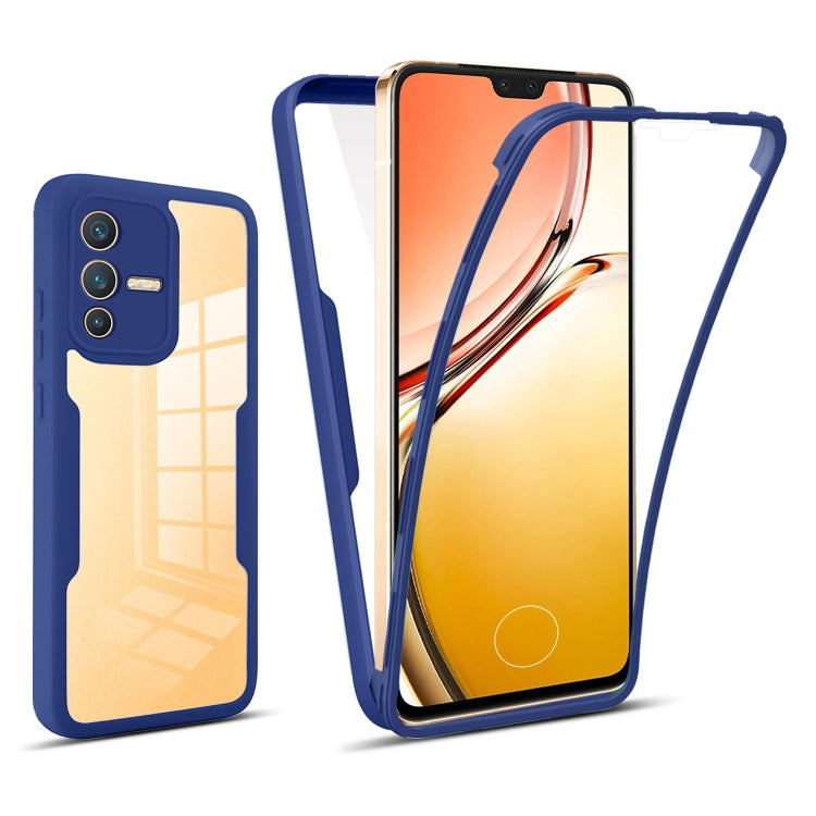 For vivo V23 5G 360 Degrees Full Coverage Phone Case(Blue) - vivo Cases by PMC Jewellery | Online Shopping South Africa | PMC Jewellery