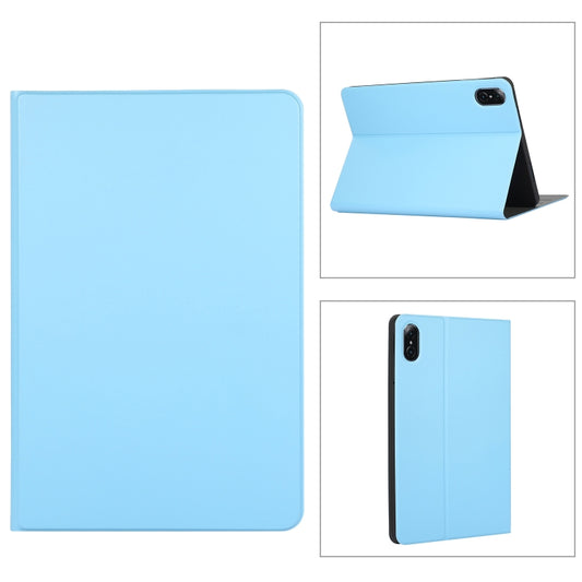 For Honor Pad 8 Voltage Elastic Texture Horizontal Flip Leather Case with Holder(Sky Blue) - Honor by PMC Jewellery | Online Shopping South Africa | PMC Jewellery | Buy Now Pay Later Mobicred