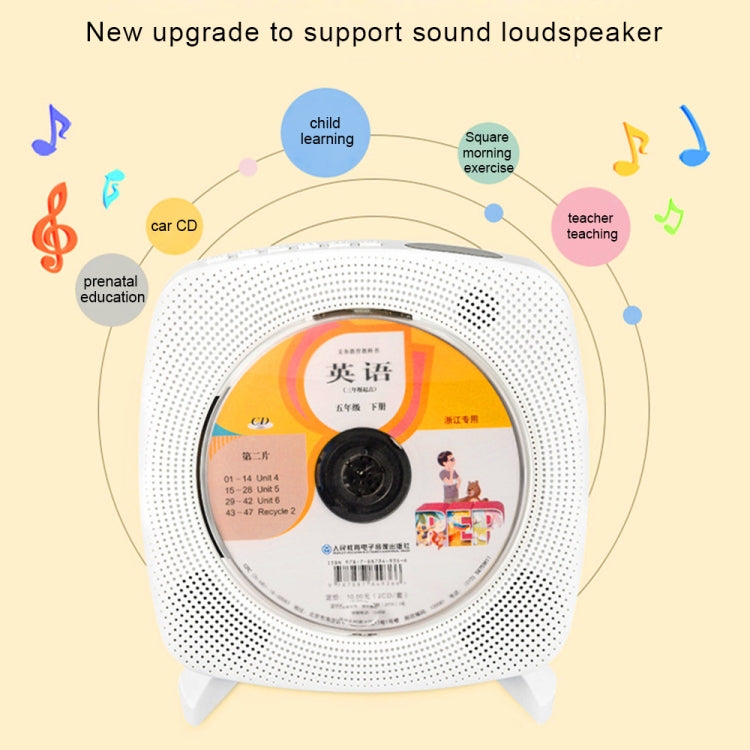 Kecag KC-609 Wall Mounted Home DVD Player Bluetooth CD Player, Specification:DVD/CD+Connectable TV  + Plug-In Version(Blue) - free shipping - PMC Jewellery - Order now!