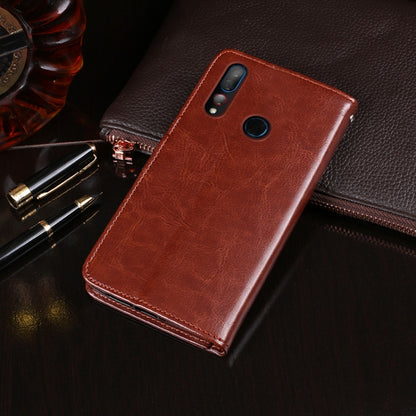 For HTC Desire 19+ idewei Crazy Horse Texture Horizontal Flip Leather Case with Holder & Card Slots & Wallet(Brown) - HTC by idewei | Online Shopping South Africa | PMC Jewellery | Buy Now Pay Later Mobicred